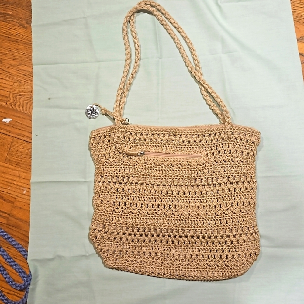 The Sak purse tan color no call outs NWOT 12"x12" like new